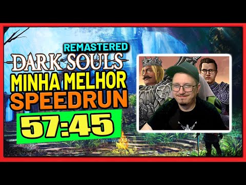 NÃO CREIO QUE ISSO ACONTECEU! SPEEDRUN DARK SOULS REMASTERED EM 57:45 [GLITCHLESS]