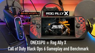 Rog Ally X ONEXGPU 1 Call of Duty Black Ops 6 Gameplay and Benchmark 1440p