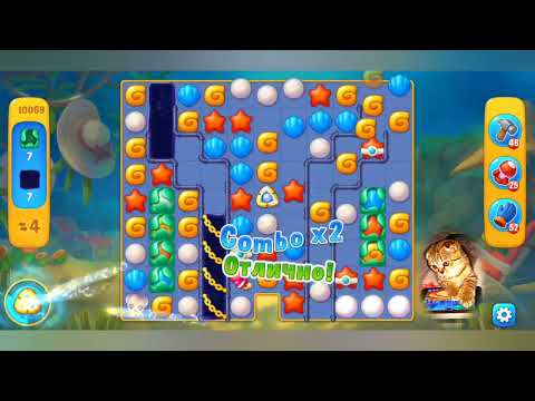 Fishdom 2022, no Boosters,  10069  level  -  прохождение без бустеров,  10069  уровень.