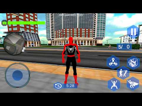 New Flying Spider Superhero City Battle Final Part | Flying Hero Vs City Gangster | Android GamePlay