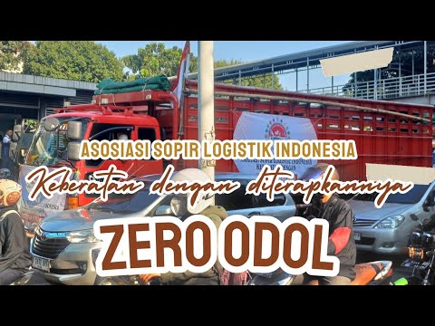 KONPOI ZERO ODOL. PARA SUPIR TRUK DEMO DI JAKARTA TOLAK RUU. ADA APA INI