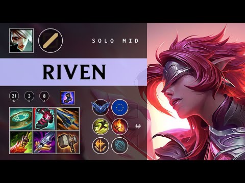 Riven Mid vs Kassadin - EUW Diamond Patch 26.01