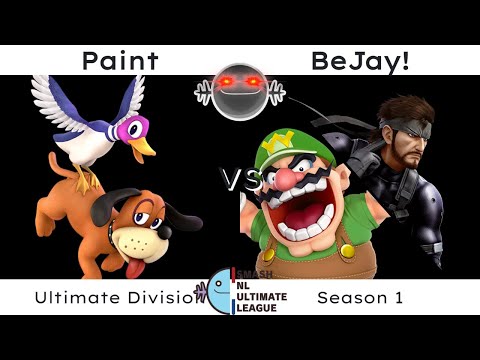 SNUL Season 1 Week 2 - Paint (Duck Hunt Duo) Vs. BeJay! (Wario, Snake) [Ultimate]