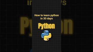How to learn python in 30 days 😱 #shorts #python #coding #programming