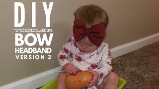 Toddler Bow Headband Version2