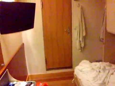 Stena Line od środka-kabina 1 osobowa.