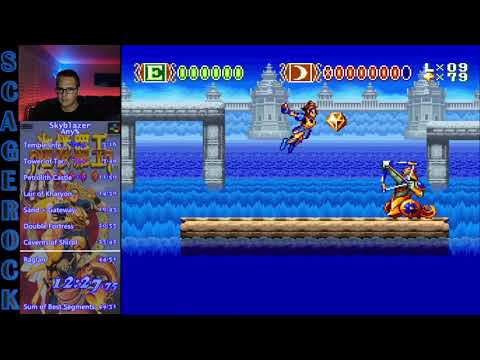 Skyblazer [SNES] Speedrun:  Any% (39:49)