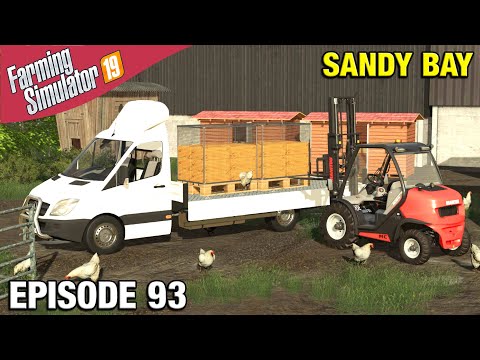 EGG PALLET COLLECTION Farming Simulator 19 Timelapse - Sandy Bay Seasons FS19 Ep 93