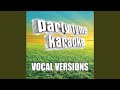 It's Not Over (If I'm Not Over You) [Made Popular By Reba McEntire] [Vocal Version]