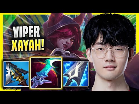 VIPER IS SO GOOD WITH XAYAH! - EDG Viper Plays Xayah ADC vs Ezreal! | Season 2022