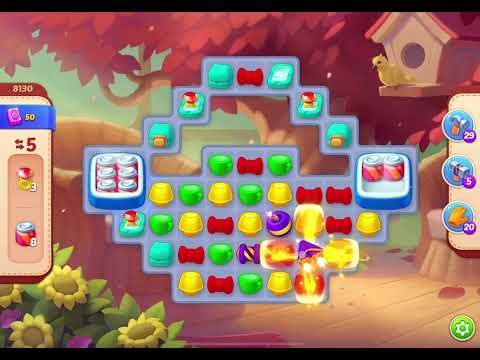 HomeScapes Level 8130 no boosters (13 moves)