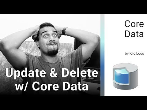 Updating and Deleting in Core Data | Swift 4, Xcode 10