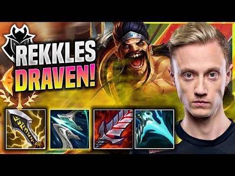REKKLES IS A GOD WITH DRAVEN IN SOLOQ! - G2 Rekkles Plays Draven ADC vs Ezreal! | Patch 11.14