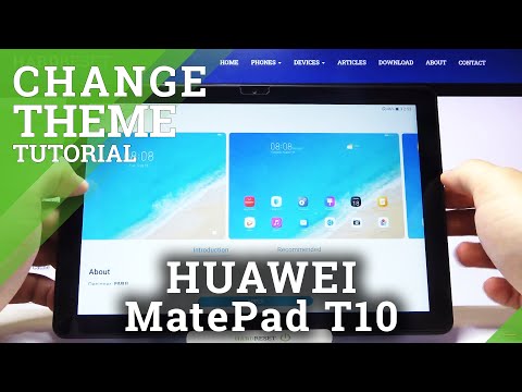 How to Change Device Theme on HUAWEI MatePad T10 – Set Device Theme