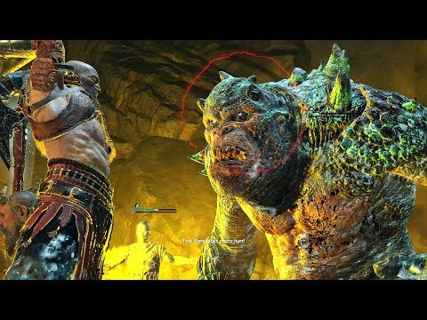 God of War 4 2018 Family Business Quest No Damage Walkthrough Part 33 PS4 PRO