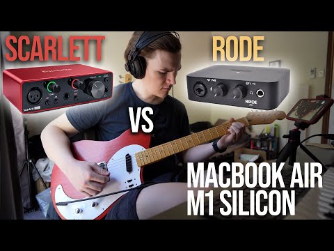 Rode AI-1 vs Focusrite Scarlett Solo (3rd Gen) Guitar Recording on M1 MacBook Air