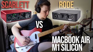 Video thumbnail for Rode AI-1 vs Focusrite Scarlett Solo (3rd Gen) Guitar Recording on M1 MacBook Air by kerodean