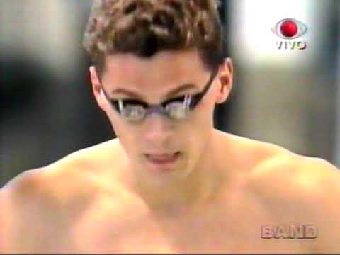 Olimpíadas Atlanta 1996 - Final 100 metros nado livre masculino (Band)