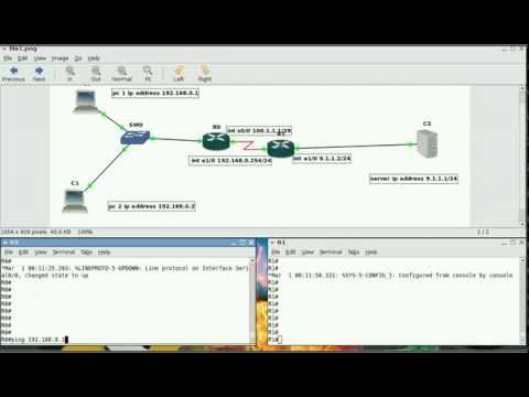 Configure NAT, RIP on cisco router