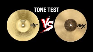 Video thumbnail for Cheap vs Expensive Cymbal | Quick Tone Test | Sabian: SBR vs HHX Splashes by Subu Nomo