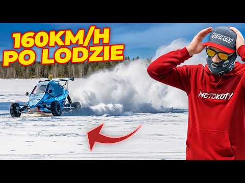 Jeździliśmy CROSSKARTEM z silnikiem od ścigacza 160 KM/H po lodzie!