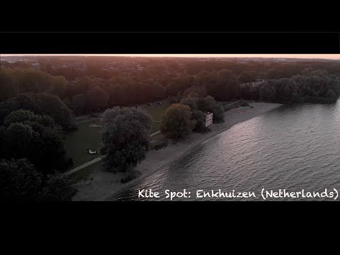 Enkhuizen kitesurf spot || DRONE VIEW ||