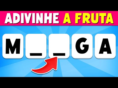 Guess the Fruit with Missing Letters | Fruit Quiz