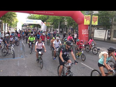 Pedalada popular  pels carrers de Lleida 2023, SORTIDA