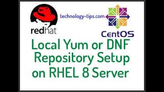 Local DNF Repository on RHEL 8 Server using ISO