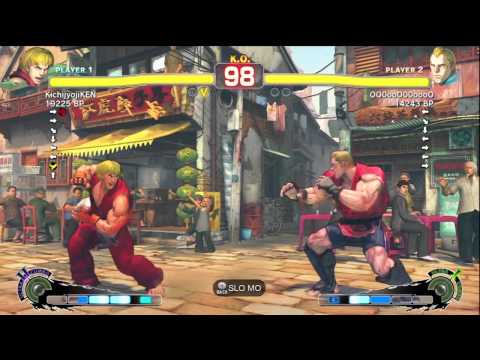 KichijyojiKEN [Ken] vs OO0ooO00oooO [Abel] SSF4 Japanese Online Ranked Matches - TRUE-HD
