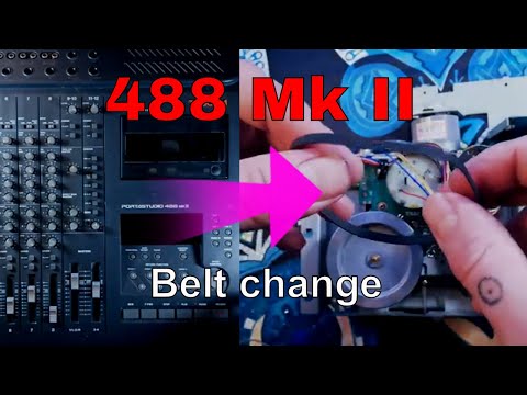 Tascam Portastudio 488 MkII | change capstan belt