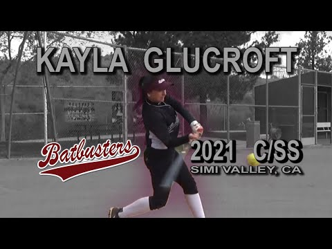 2021 Kayla Glucroft Catcher and Shortstop Softball Skills Video - Batbusters Konis