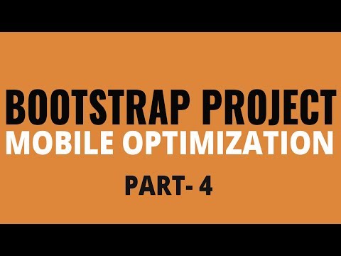 Learn Bootstrap By Building Project | Mobile Optimization | Part 4