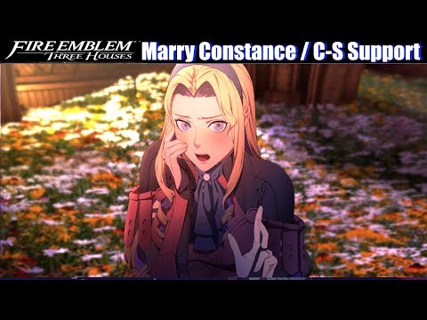 FE3H Marriage / Romance Constance (C - S Support) - Fire Emblem Three Houses DLC
