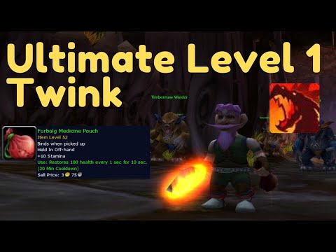 Ultimate Level 1 Twink, Furbolg Medicine Pouch - WoW Classic