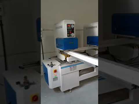 Upvc welding machine seamless double head, for commercial