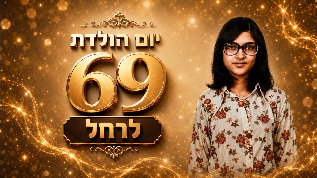 סרטון גדילה ליום הולדת 69 — המתנה שריגשה את כל המשפחה מתמונות החיים | מסע בזמן