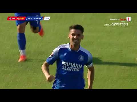 REZUMAT Liga 2: CSM Slatina - ACSM Reşiţa 4-0. Goluri fenomenale la Slatina
