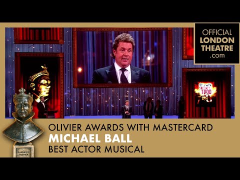 Michael Ball wins Best Actor in a Musical | Olivier Awards 2013 with Mastercard