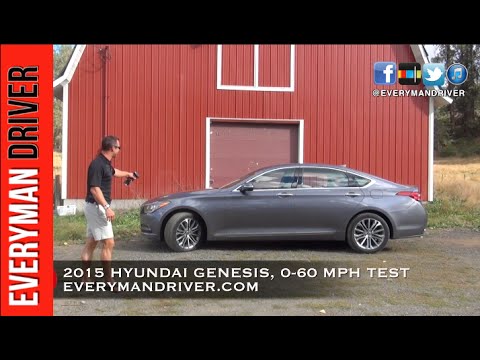 How Fast 0-60 mph: 2015 Hyundai Genesis on Everyman Driver