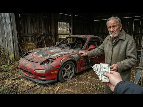 I Found a BURNT Mazda RX-7 FD! Grandpa SOLD It for ONLY $200!
