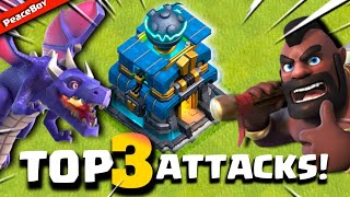 Best 3 attack strategies for TH12 | COC New event attack (clash of clans)