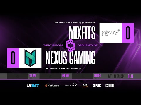 MIXFITS vs NEXUS GAMING 🔹 CCT West Europe – Group Stage 🏆 Online Series 1 - csgo live