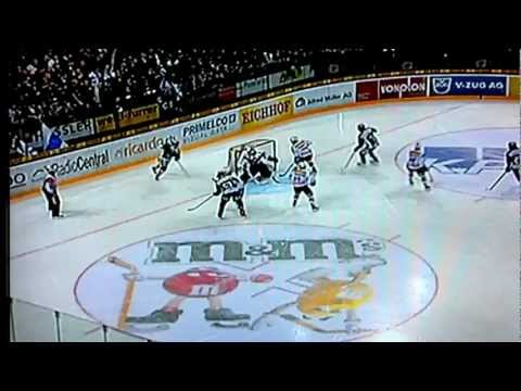 Airhook Goal by Dominic Lammer #10 (EV Zug vs. Kloten Flyers)