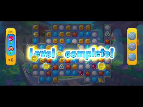 5954 Level #Unlocking New Level 5954 #fishdom #playrix  #challenge #Pretty Aqua Fishdom Gaming