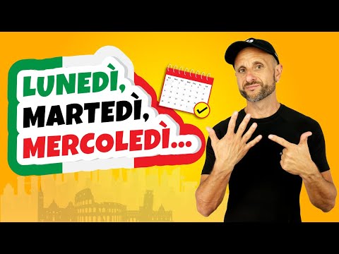 Days of the Week in Italian - Learn How to Say and Pronounce the Italian Days of the Week