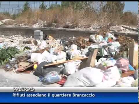 I rifiuti assediano il quartiere di Brancaccio [TGMed 30/07/2015]