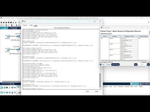 SRWE 14.3.5 Packet Tracer - Basic Router Configuration Review