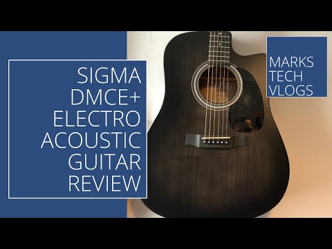 Обзор электроакустической гитары Sigma DMCE-BKB