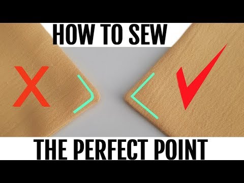 HOW TO SEW & TURN SHARP CORNERS! THE PERFECT POINT / CORNERS